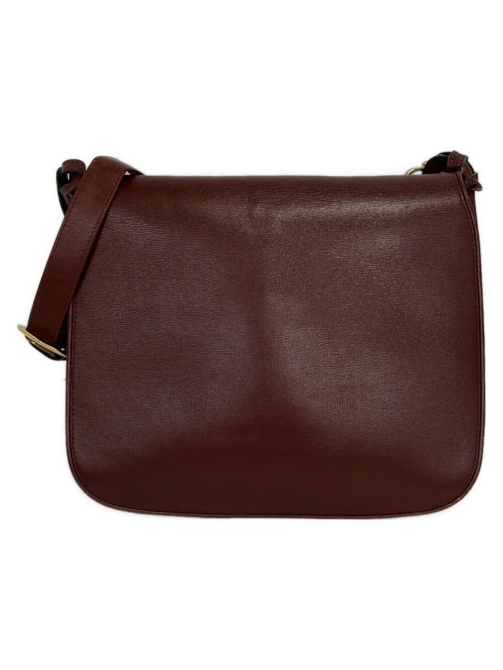 Cartier Shoulder Bag Must Line Bordeaux Leather
